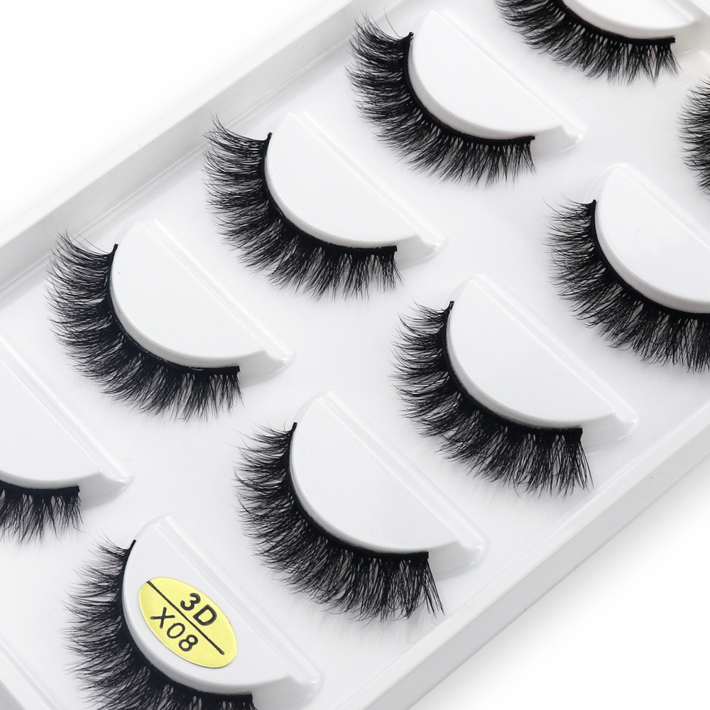 Eyelash Extension Human Hair - Bulu mata palsu 3D isi 5