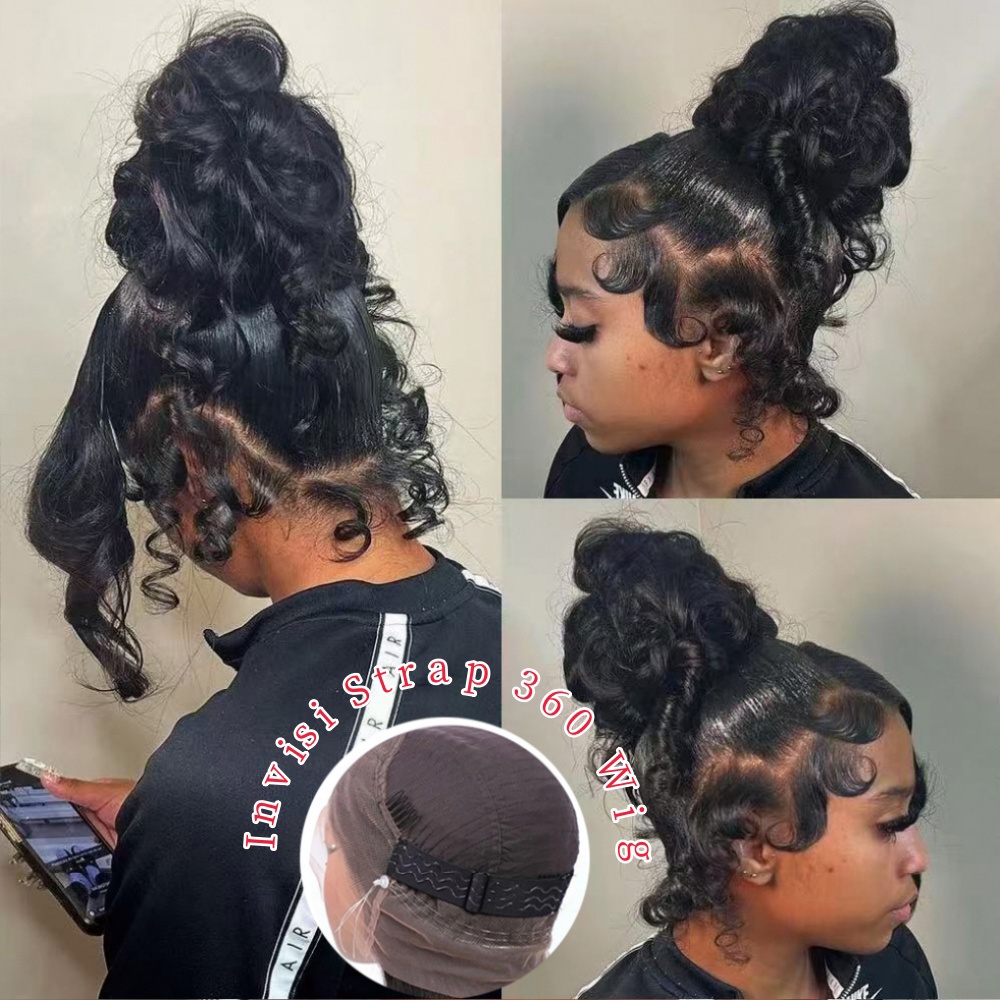 Wig HD 360 Full Lace dengan Ta - Eyelash Extension Natural Look ulasan dan harga