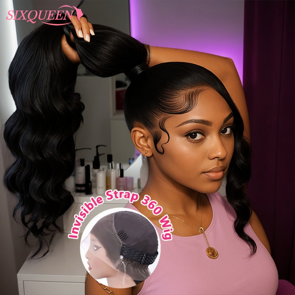 Wig HD 360 Full Lace dengan Ta - Eyelash Extension Natural Look ulasan dan harga