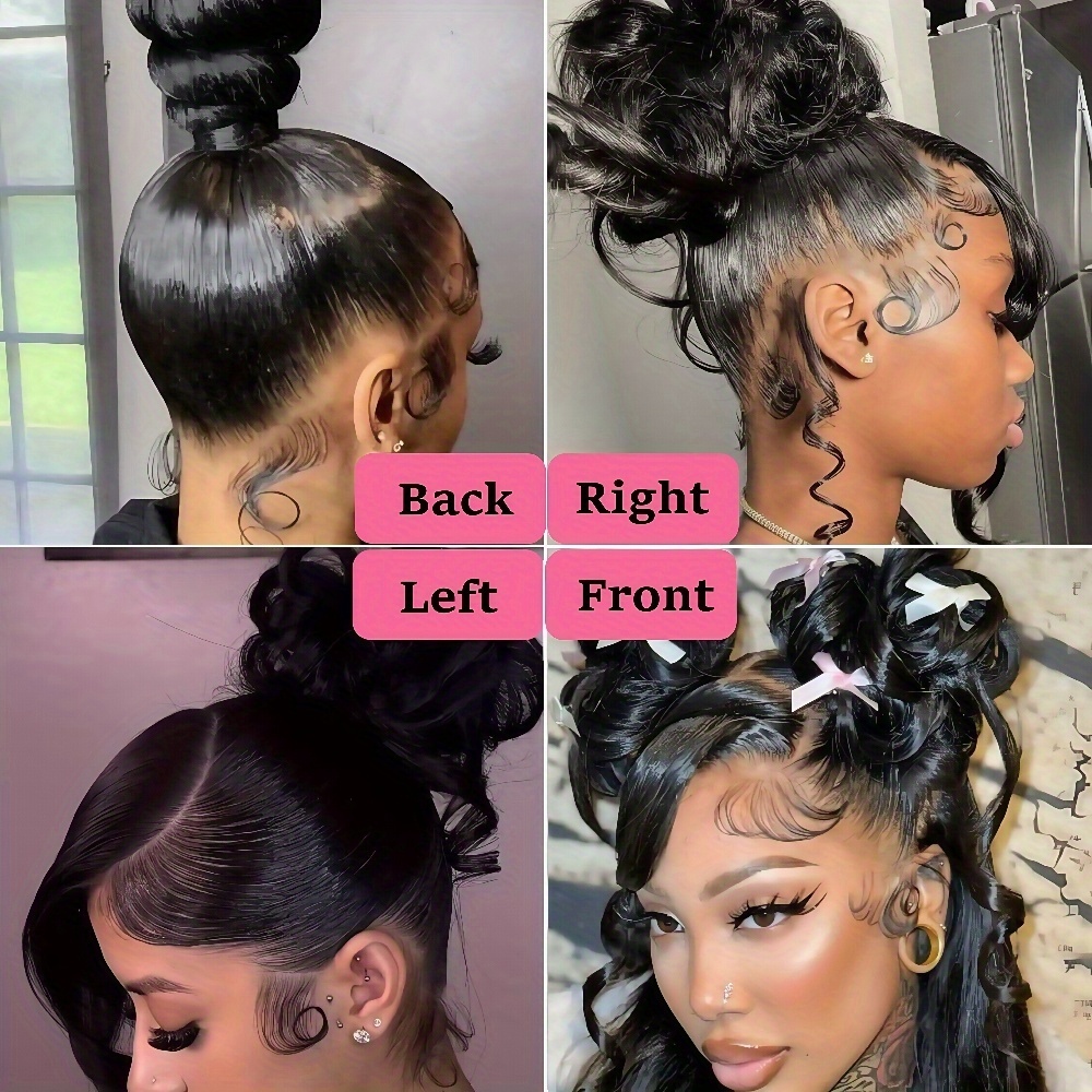 Wig HD 360 Full Lace dengan Ta - Eyelash Extension Natural Look ulasan dan harga