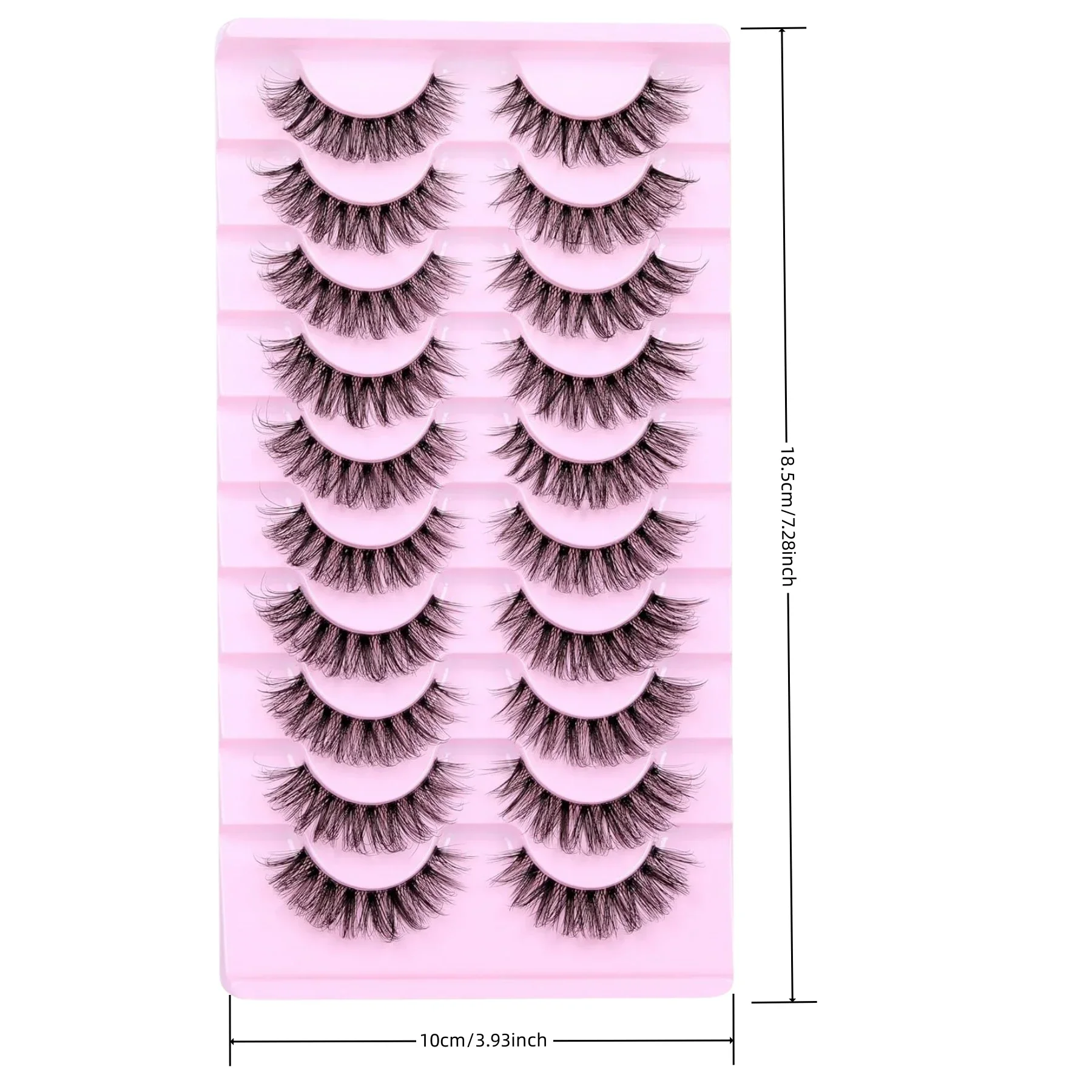 10 pasang bulu mata palsu halu - Eyelash Extension Human Hair ulasan dan harga
