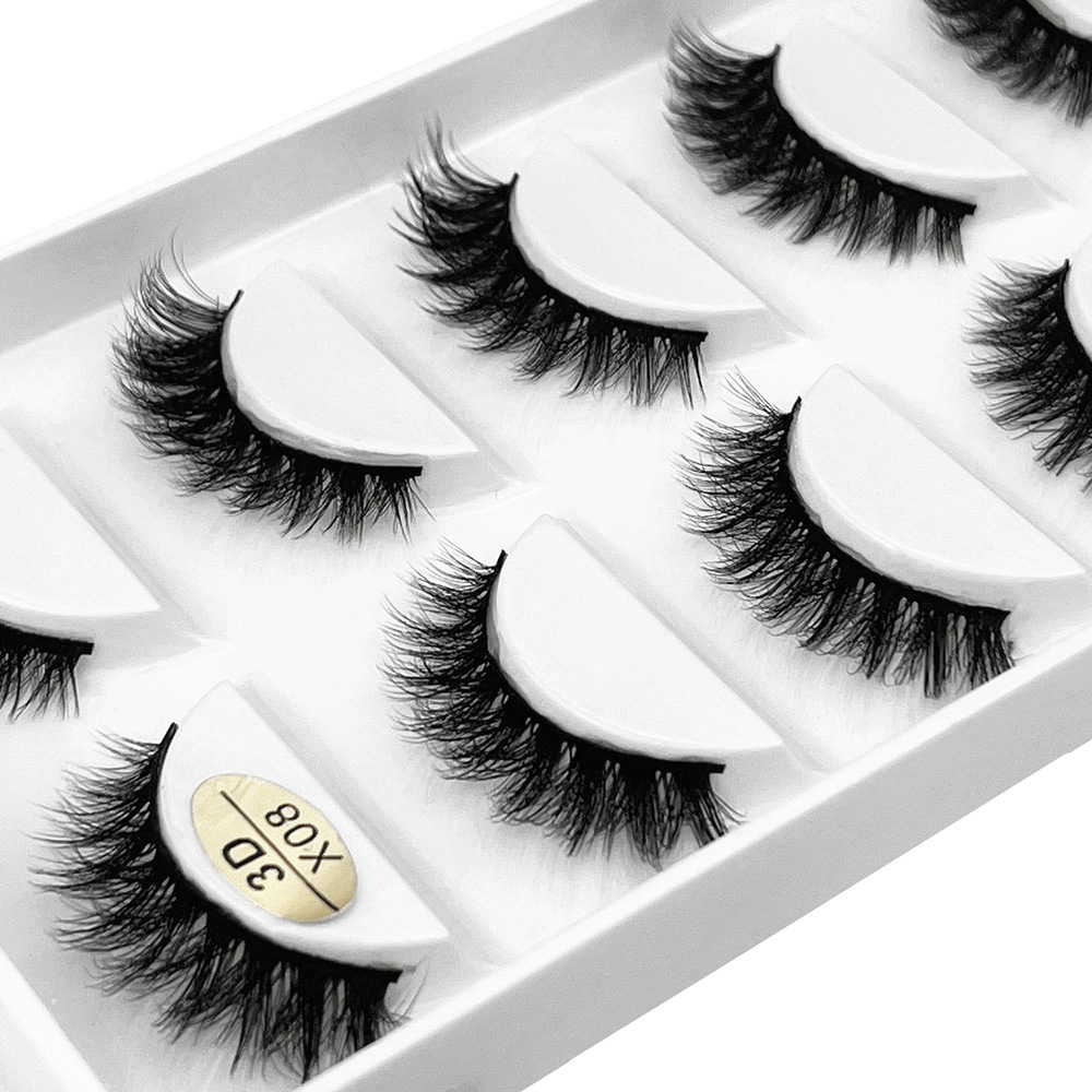 Bulu mata palsu 3D isi 5 pasan - Eyelash Extension Human Hair ulasan dan harga