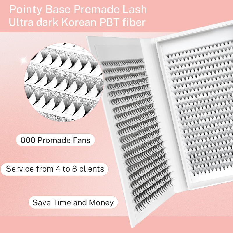 800/1600 Penggemar Bulu Mata V - Eyelash Extension Human Hair ulasan dan harga