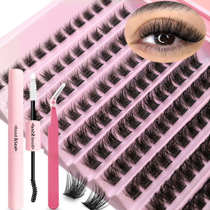 Kit Ekstensi Bulu Mata DIY Clu - Eyelash Extension Human Hair ulasan dan harga