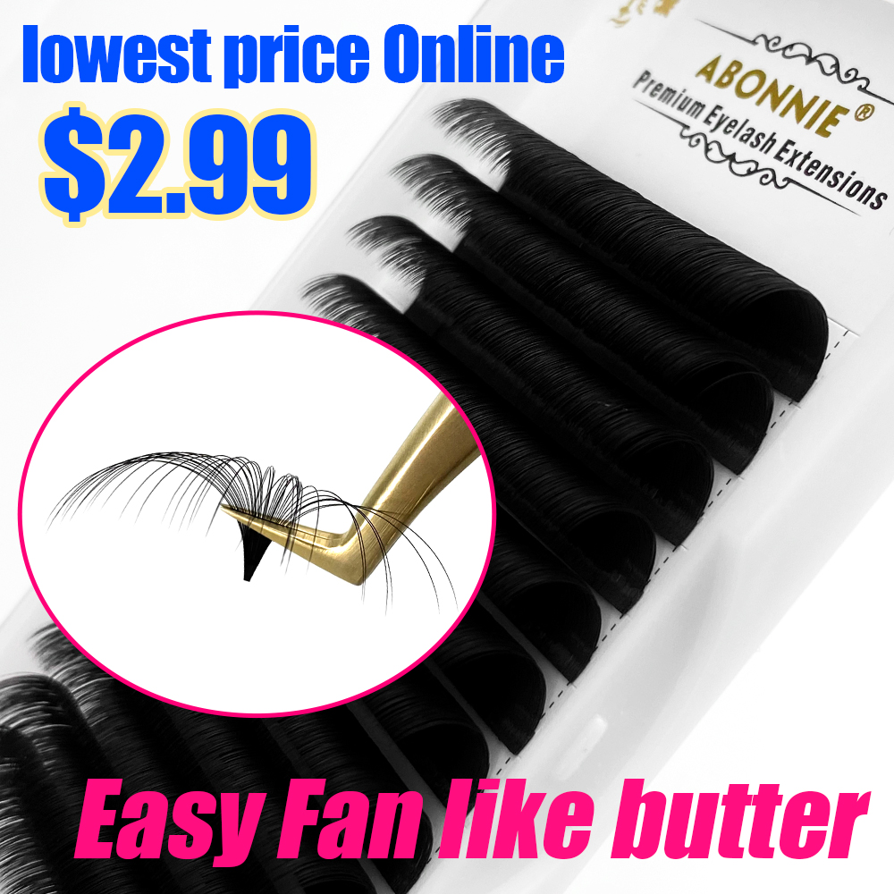 Abonnie 0.03-0.10Mm Bulu Mata  - Eyelash Extension Human Hair ulasan dan harga