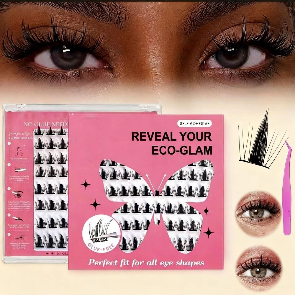 Kit Ekstensi Bulu Mata Alami D - Eyelash Extension Look ulasan dan harga