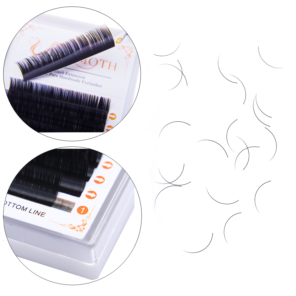 DOSMOTH 10 Kotak, 16 Baris, Bu - Eyelash Extension Human Hair ulasan dan harga